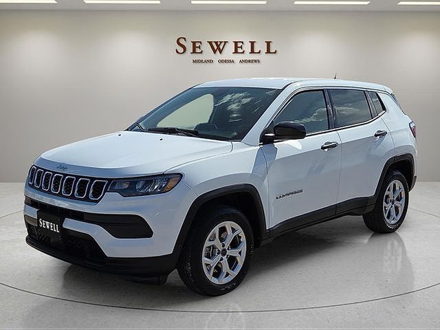 Bright White Clearcoat 2025 Jeep Compass SUV / Crossover Four-Wheel Drive 8-Speed Automatic