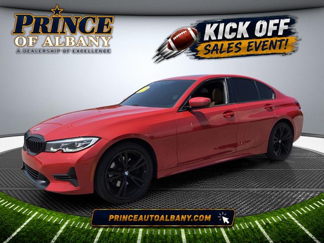 Melbourne Red Metallic 2022 BMW 3 Series Sedan Rear-Wheel Drive 8-Speed Automatic
