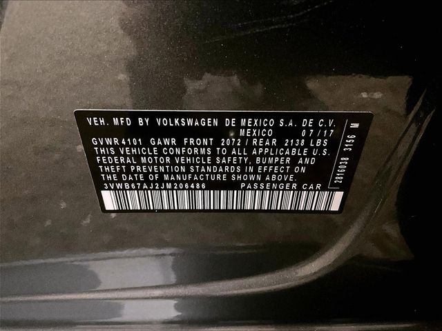 2018 Volkswagen Jetta Wolfsburg Gray at Bob Ruth Ford