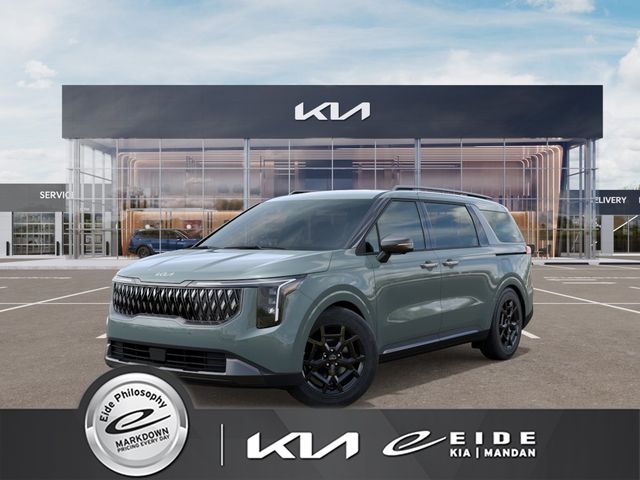 Green 2027 Kia Carnival Minivan Front-Wheel Drive 8-Speed Automatic