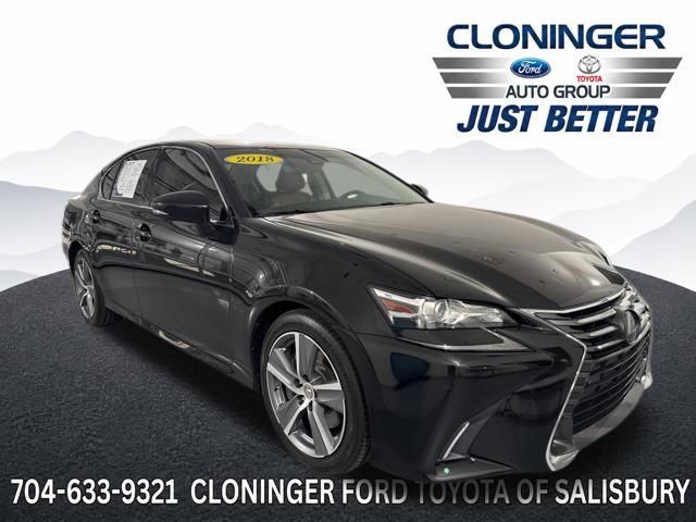 Black (Obsidian) 2018 Lexus GS Sedan Rear-Wheel Drive 8-Speed Automatic