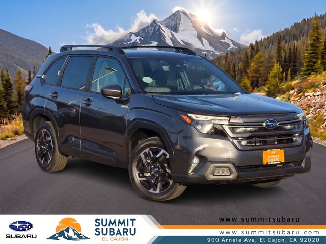 Gray Metallic 2026 Subaru Forester Hybrid SUV / Crossover All-Wheel Drive Continuously Variable Transmission