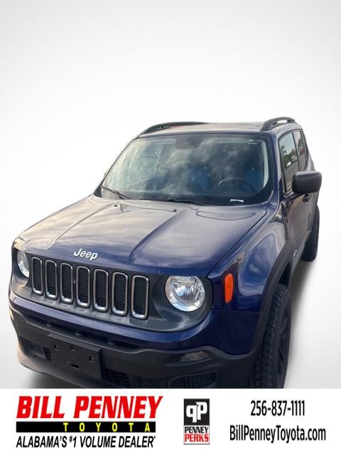 Jetset Blue 2016 Jeep Renegade Sport 4WD SUV / Crossover Four-Wheel Drive 6-Speed Manual