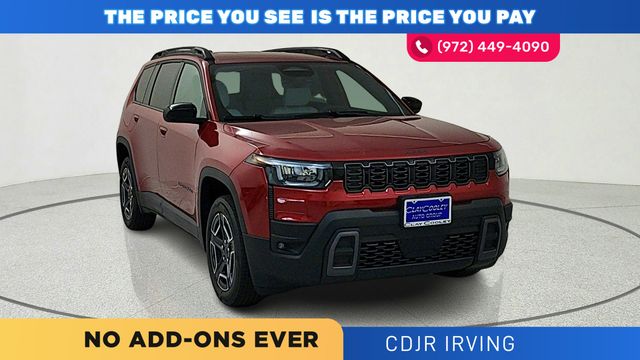 Red Hot Pearlcoat 2026 Jeep Cherokee SUV / Crossover Four-Wheel Drive Continuously Variable Transmission