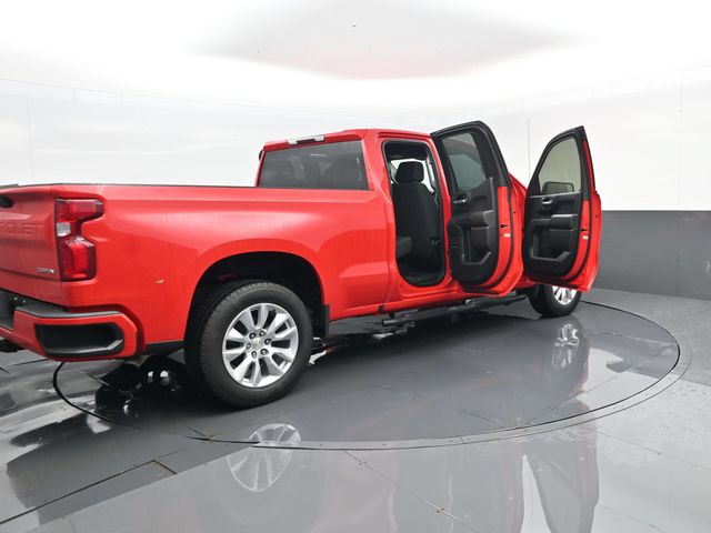2021 Red Hot Chevrolet Silverado 1500 Custom 4X4 Truck
