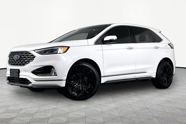 White Metallic 2020 Ford Edge SUV / Crossover Front-Wheel Drive 8-Speed Automatic