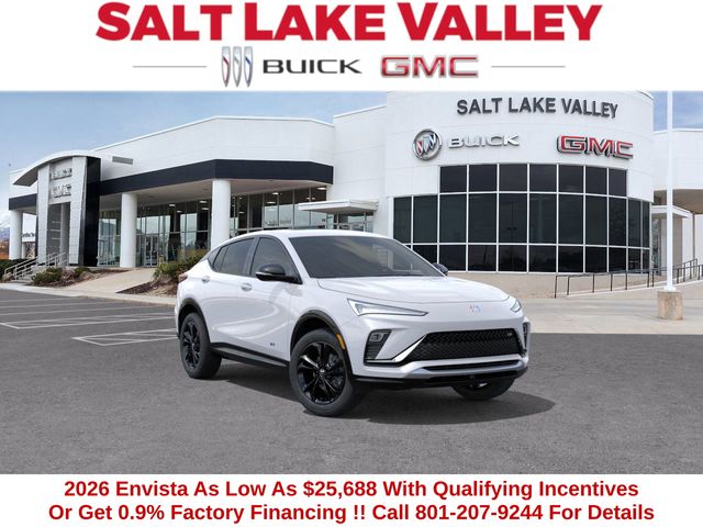 Summit White 2026 Buick Envista Sport Touring FWD SUV / Crossover Front-Wheel Drive 6-Speed Automatic