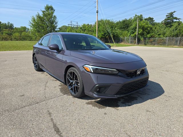 Gray 2024 Honda Civic Hatchback Hatchback Front-Wheel Drive Continuously Variable Transmission