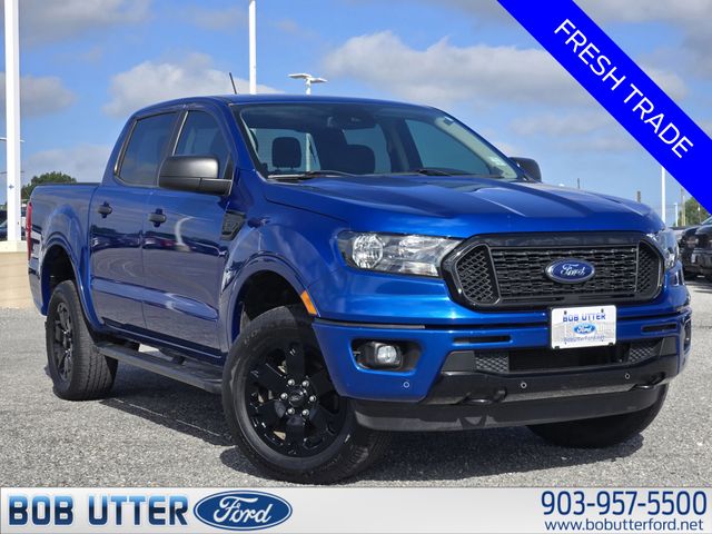 Lightning Blue Metallic 2019 Ford Ranger XLT SuperCrew RWD Pickup Truck 4X2 Automatic