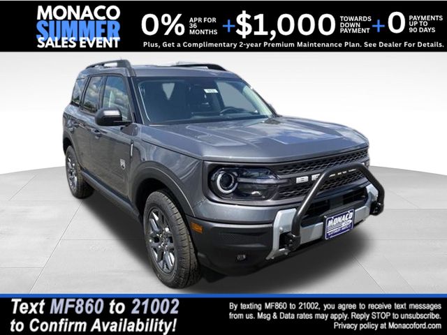 Carbonized Gray Metallic 2025 Ford Bronco Sport SUV / Crossover All-Wheel Drive 8-Speed Automatic