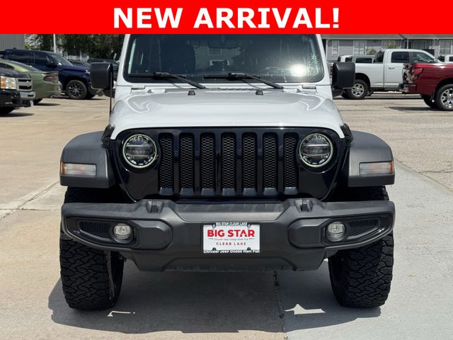 2021 Jeep Wrangler Unlimited Willys White at Wharton Ford