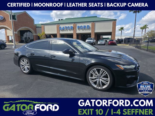 Vesuvius Gray Metallic 2020 Audi A7 quattro Premium Plus 55 TFSI AWD Sedan All-Wheel Drive 6-Speed Automatic