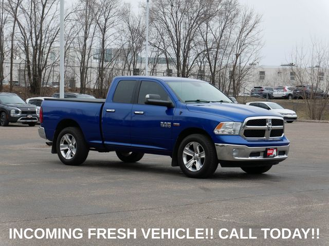 Blue Streak Pearlcoat 2017 RAM 1500 SLT Quad Cab 4WD Pickup Truck Four-Wheel Drive 8-Speed Automatic