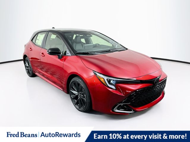 Red 2027 Toyota Corolla Hatchback   Automatic