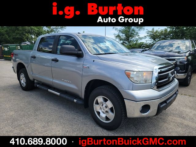 Silver Sky Metallic 2013 Toyota Tundra Pickup Truck Four-Wheel Drive 6-Speed Automatic Overdrive