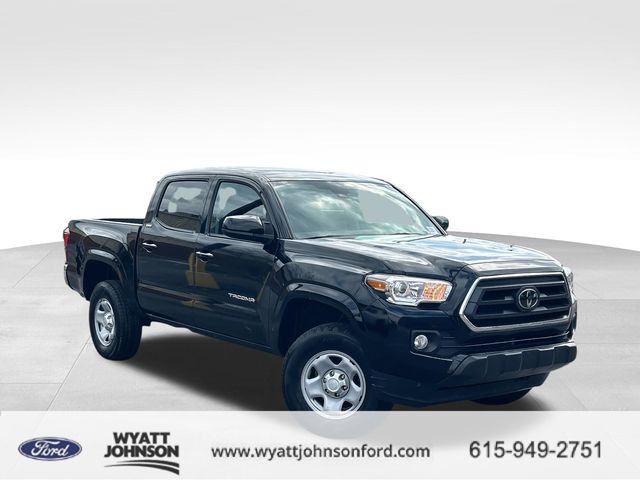 Black 2023 Toyota Tacoma SR5 I4 Double Cab RWD Pickup Truck 4X2 6-Speed Automatic