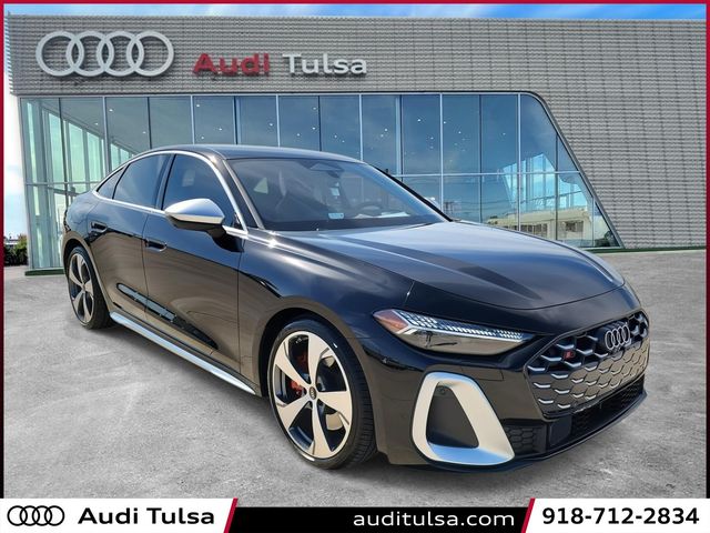 Mythos Black Metallic 2025 Audi S5 3.0T quattro Premium Plus Sedan All-Wheel Drive 7-Speed Automatic