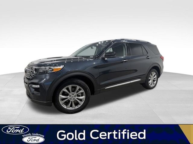Stone Blue Metallic 2023 Ford Explorer SUV / Crossover All-Wheel Drive Automatic