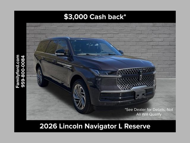 Starlight Gray Premium Colorant 2026 Lincoln Navigator SUV / Crossover Four-Wheel Drive Automatic