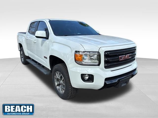 Summit White 2019 GMC Canyon All Terrain Crew Cab 4WD with Cloth Pickup Truck Four-Wheel Drive 8-Speed Automatic