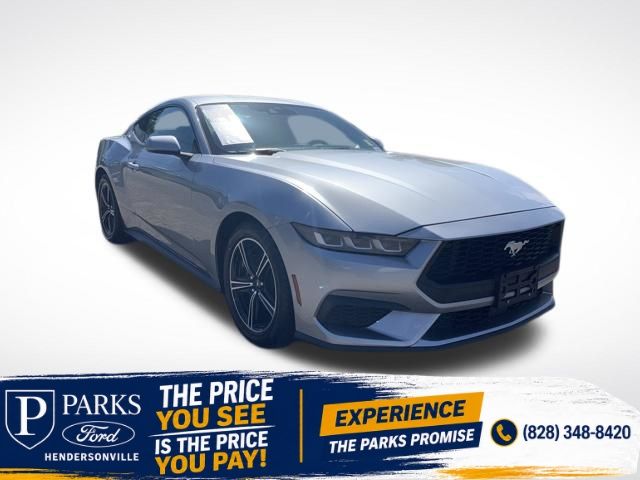 Iconic Silver Metallic 2024 Ford Mustang Coupe Rear-Wheel Drive Automatic