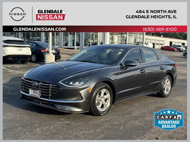 Gray 2022 Hyundai Sonata Sedan Front-Wheel Drive 8-Speed Automatic