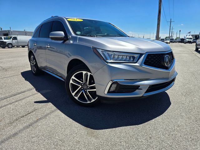 Gray (Modern Steel Metallic) 2017 Acura MDX SH-AWD with Advance and Entertainment Package SUV / Crossover All-Wheel Drive 9-Speed Automatic