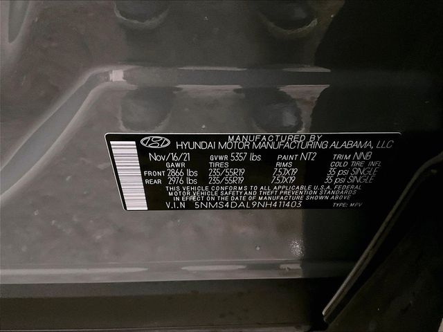 2022 Hyundai Santa Fe Limited Gray at Phil Fitts Ford