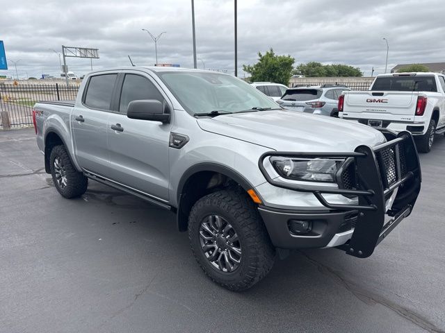Iconic Silver Metallic 2021 Ford Ranger XLT SuperCrew 4WD Pickup Truck Four-Wheel Drive Automatic