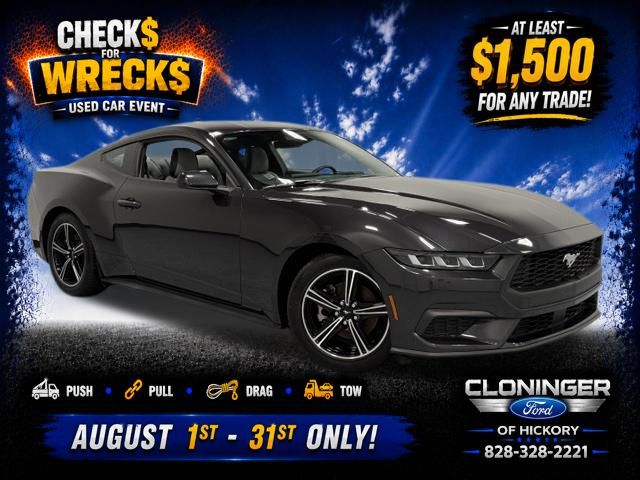 Gray Metallic 2024 Ford Mustang Coupe Rear-Wheel Drive Automatic