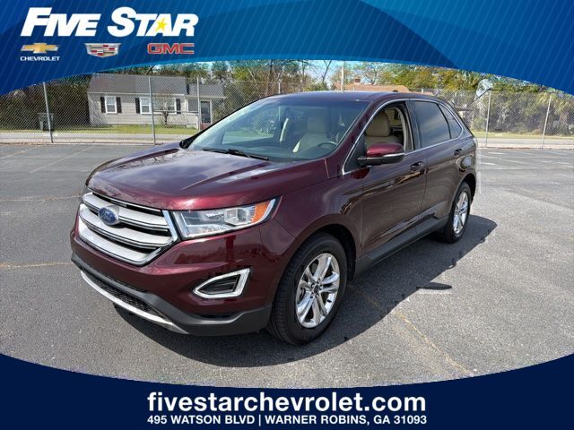Red (Burgundy) 2018 Ford Edge SEL SUV / Crossover Front-Wheel Drive 6-Speed Automatic