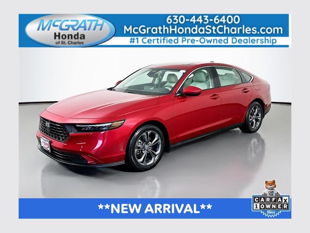 Radiant Red Metallic 2023 Honda Accord EX FWD Sedan Front-Wheel Drive Continuously Variable Transmission