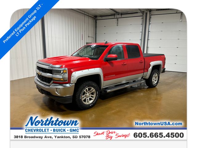 Red Hot 2017 Chevrolet Silverado 1500 Pickup Truck Four-Wheel Drive 6-Speed Automatic Overdrive