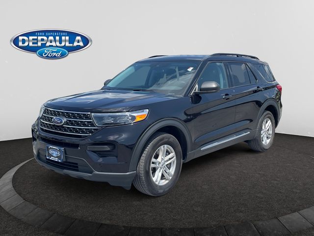 Black Metallic 2023 Ford Explorer SUV / Crossover All-Wheel Drive Automatic