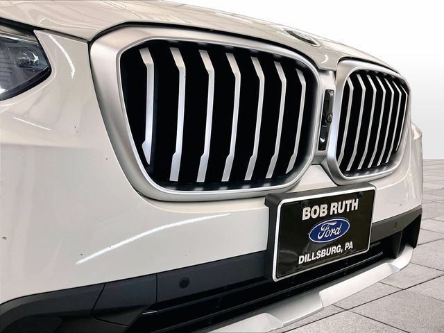 2024 BMW X3 xDrive30i White at Bob Ruth Ford