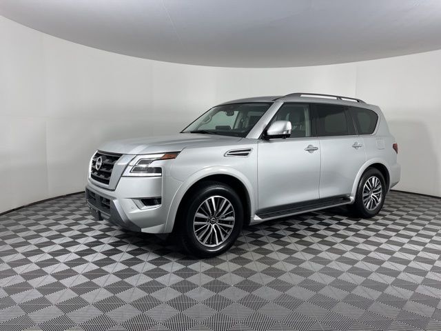 2023 Brilliant Silver Metallic Nissan Armada SL RWD SUV