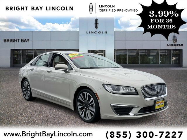 Ceramic Pearl Metallic Tri-Coat 2020 Lincoln MKZ Sedan Front-Wheel Drive 6-Speed Automatic