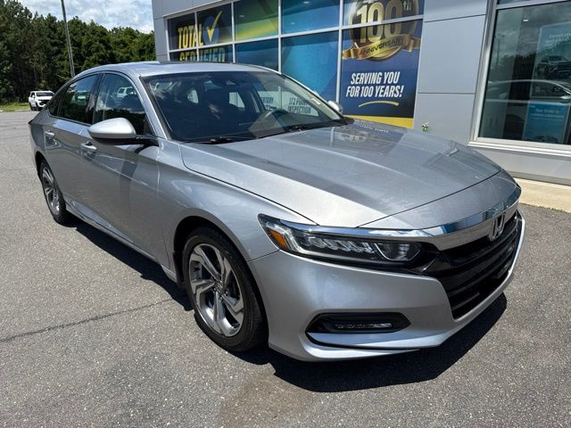 Silver 2019 Honda Accord Sedan Front-Wheel Drive Continuously Variable Transmission