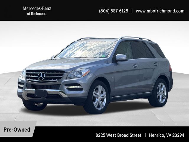 Palladium Silver Metallic 2012 Mercedes-Benz M-Class ML 350 BlueTEC 4MATIC SUV / Crossover All-Wheel Drive 7-Speed Automatic