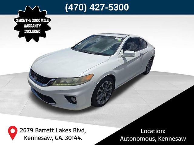 White 2014 Honda Accord Coupe EX-L V6 Coupe Front-Wheel Drive 6-Speed Automatic