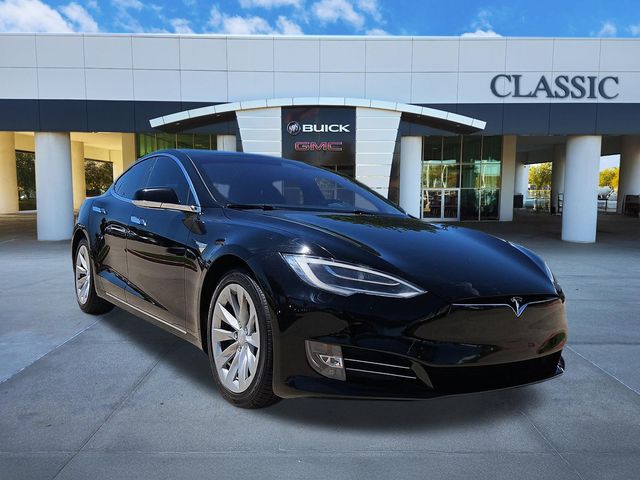 Solid Black 2019 Tesla Model S Long Range AWD Sedan All-Wheel Drive 1-Speed Automatic
