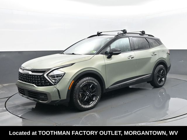 Jungle Green/Ebony Black Roof 2023 Kia Sportage X-Pro Prestige AWD SUV / Crossover All-Wheel Drive 8-Speed Automatic