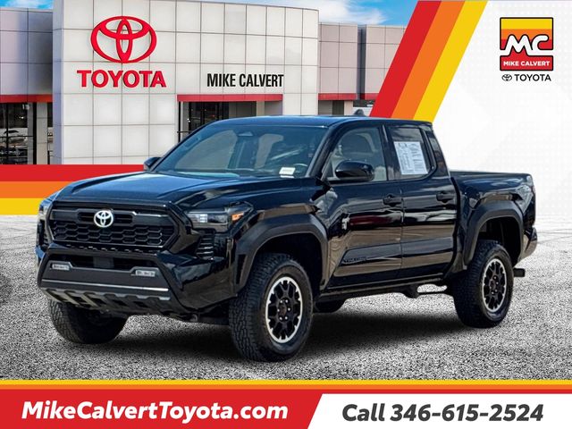 Black 2025 Toyota Tacoma Pickup Truck Four-Wheel Drive 8-Speed Automatic