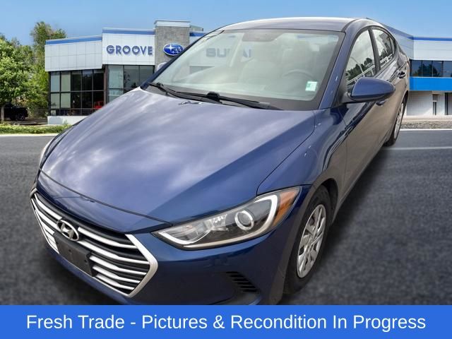 Lakeside Blue 2017 Hyundai Elantra Sedan Front-Wheel Drive 6-Speed Automatic