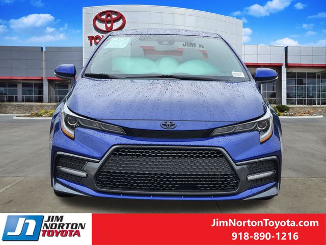 Used 2022 Toyota Corolla SE with VIN 5YFS4MCE3NP120657 for sale in Tulsa, OK