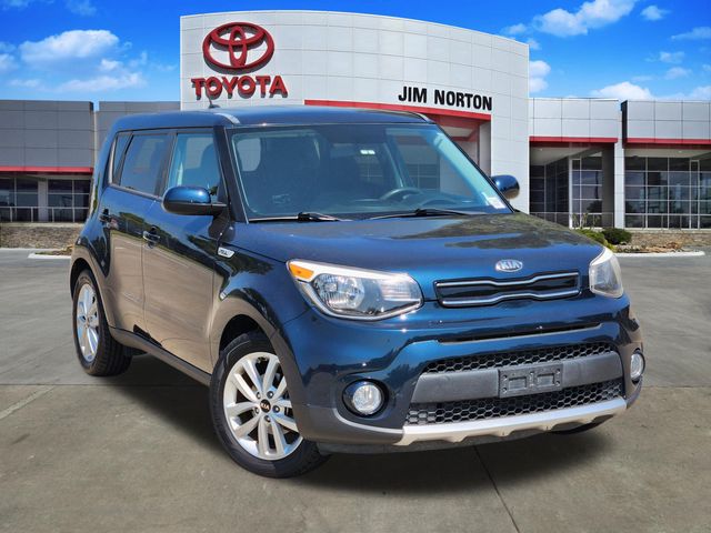 Mysterious Blue 2018 Kia Soul Wagon Front-Wheel Drive 6-Speed Automatic
