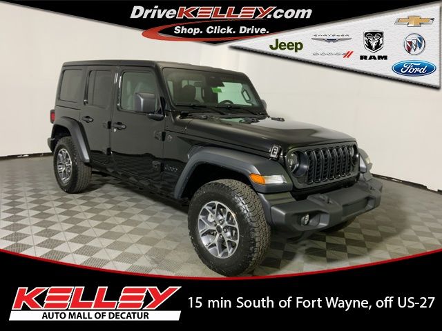 Black Clearcoat 2026 Jeep Wrangler SUV / Crossover Four-Wheel Drive 8-Speed Automatic
