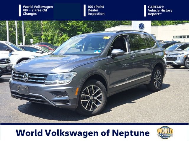 Platinum Gray Metallic 2020 Volkswagen Tiguan SE 4Motion SUV / Crossover All-Wheel Drive 8-Speed Automatic