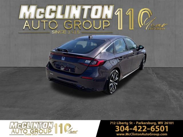 2024 Smokey Mauve Pearl Honda Civic EX-L FWD Hatchback