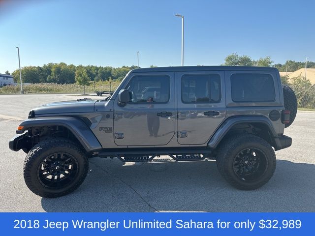 2018 Jeep Wrangler Unlimited Sahara 12